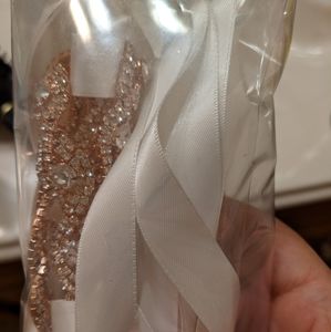 NEVER WORN Rose gold wedding belt